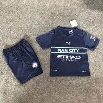 Kids kit 21-22 Manchester City Third  Away Thailand Quality