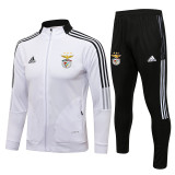 21-22 SL Benfica Red (White) Jacket Adult Sweater tracksuit set