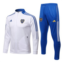 21-22 CA Boca Juniors (White) Jacket Adult Sweater tracksuit set