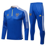 21-22 CA Boca Juniors (bright blue) Adult Sweater tracksuit set