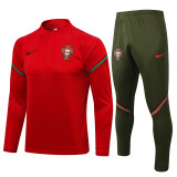 21-22 Portugal (Red) Adult Sweater tracksuit set