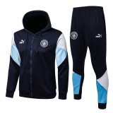21-22 Manchester City (Borland) Jacket and cap set training suit Thailand Qualit