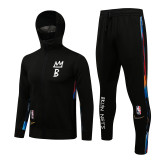 21-22 Brooklyn Nets (black) Jacket and cap set training suit Thailand Qualit