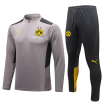 21-22 Borussia Dortmund (grey) Adult Sweater tracksuit set