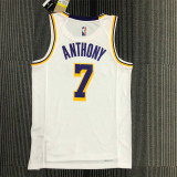 Los Angeles Lakers  75周年 湖人队 白色 7号 安东尼