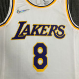 Los Angeles Lakers 75周年 湖人队 白色 8号 科比