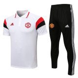 21-22 Manchester United (White) Polo Jersey Thailand Quality seit