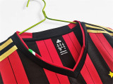 Long sleeve 13-14 AC Milan home Retro Jersey Thailand Quality