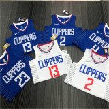 Los Angeles Clippers 75周年 快船队 蓝色 2号 伦纳德