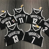 Brooklyn Nets 75周年 篮网队 黑色 12号 哈里斯