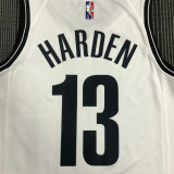 Brooklyn Nets  75周年 篮网队 白色 13号 哈登