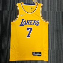 Los Angeles Lakers  75周年 湖人队 黄色 7号 安东尼