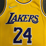 Los Angeles Lakers 75周年 湖人队 黄色 24号 科比