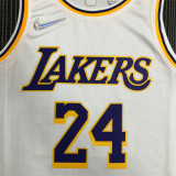 Los Angeles Lakers  75周年 湖人队 白色 24号 科比