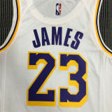 Los Angeles Lakers 75周年 湖人队 白色 23号 詹姆斯