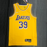 Los Angeles Lakers 75周年 湖人队 黄色 39号 霍华德