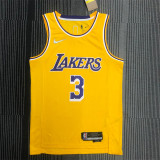 Los Angeles Lakers 75周年 湖人队 黄色3号 戴维斯