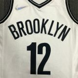 Brooklyn Nets 75周年 篮网队 白色 12号 哈里斯