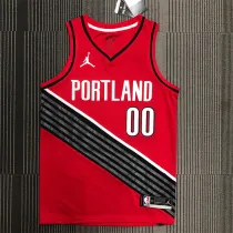 Portland Trail Blazers  开拓者 红色 （JORDAN款）00号 安东尼