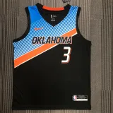 Oklahoma City Thunder  雷霆队 城市版 3号 保罗