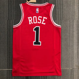 Chicago Bulls NBA 75周年 公牛队 红色 1号 罗斯