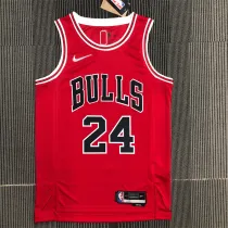 Chicago Bulls NBA 75周年 公牛队 红色 24号 马尔卡宁