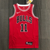 Chicago Bulls NBA  75周年 公牛队 红色 11号 德罗赞