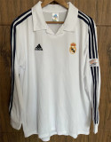 Long sleeve 01-02 Real Madrid home Retro Jersey Thailand Quality