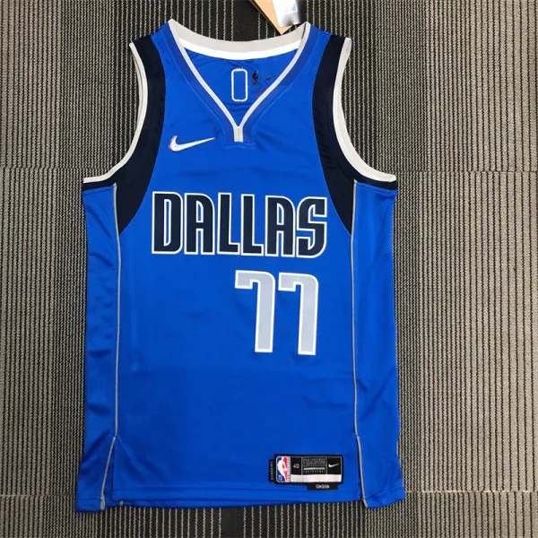 Dallas Lone Ranger 75周年 独行侠 蓝色 77号 东契奇