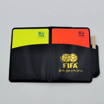 FIFA The referee's book of red and yellow cards