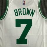 Boston Celtics 75周年 凯尔特人 白色 7号 布朗