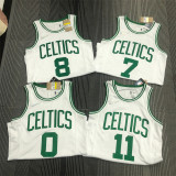 Boston Celtics 75周年 凯尔特人 白色 7号 布朗