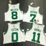 Boston Celtics  75周年 凯尔特人 白色 11号 欧文