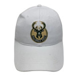 Milwaukee Bucks (White) peaked cap