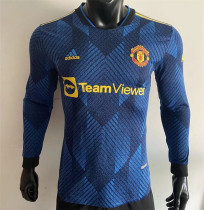 Long sleeve  21-22 Manchester United Third Away Player Version Thailand Quality