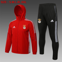 21-22 SL Benfica (Red) Windbreaker Soccer Jacket Training Suit