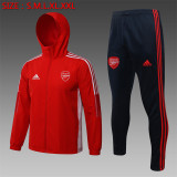 21-22 Arsenal (Red) Windbreaker Soccer Jacket Training Suit