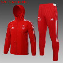 21-22 Ajax (Red) Windbreaker Soccer Jacket Training Suit