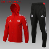 21-22 Bayern München (Red) Windbreaker Soccer Jacket Training Suit