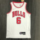Chicago Bulls NBA  75周年 公牛队 白色 6号 卡隆索