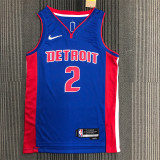Detroit Pistons 75周年 活塞队 蓝色 2号 坎宁安