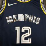 Memphis Grizzlies 22赛季灰熊队 城市版 12号