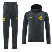 21-22 Borussia Dortmund (grey) Jacket and cap set training suit Thailand Qualit