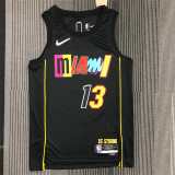 Miami Heat NBA  22赛季 热火队 城市版 13号 希罗