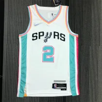 San Antonio Spurs  22赛季 马刺队 城市版 2号 伦纳德