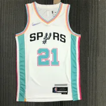 San Antonio Spurs  22赛季 马刺队 城市版 21号 邓肯