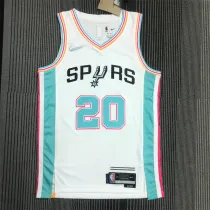 San Antonio Spurs   22赛季 马刺队 城市版 20号 吉诺比利