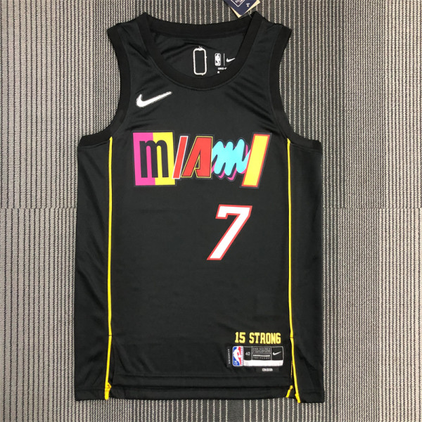 Miami Heat NBA  22赛季 热火队 城市版 7号 洛瑞