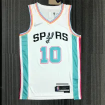 San Antonio Spurs  22赛季 马刺队 城市版 10号 德罗赞