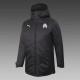 Long Pattern 21-22 Marseille (black) Jcotton-padded clothes Soccer Jacket